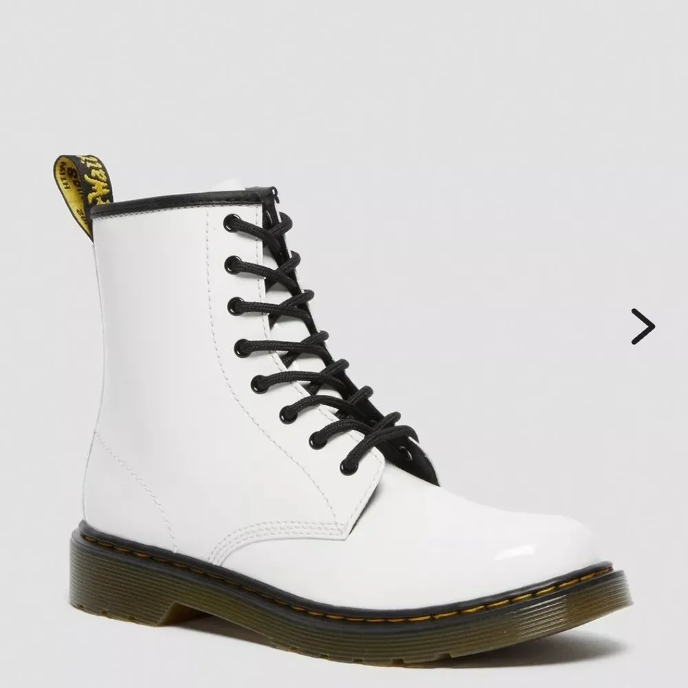 Doc Marten Youth 1460 Patent Leather Lace Up Boots size 3 - Picture 1 of 9